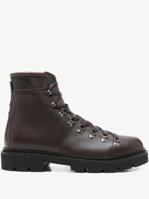 Bally bottines vernies à lacets