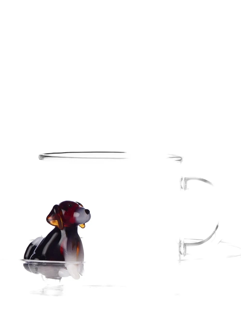 Ichendorf Milano Dog-detail Tea Cup In Transparent