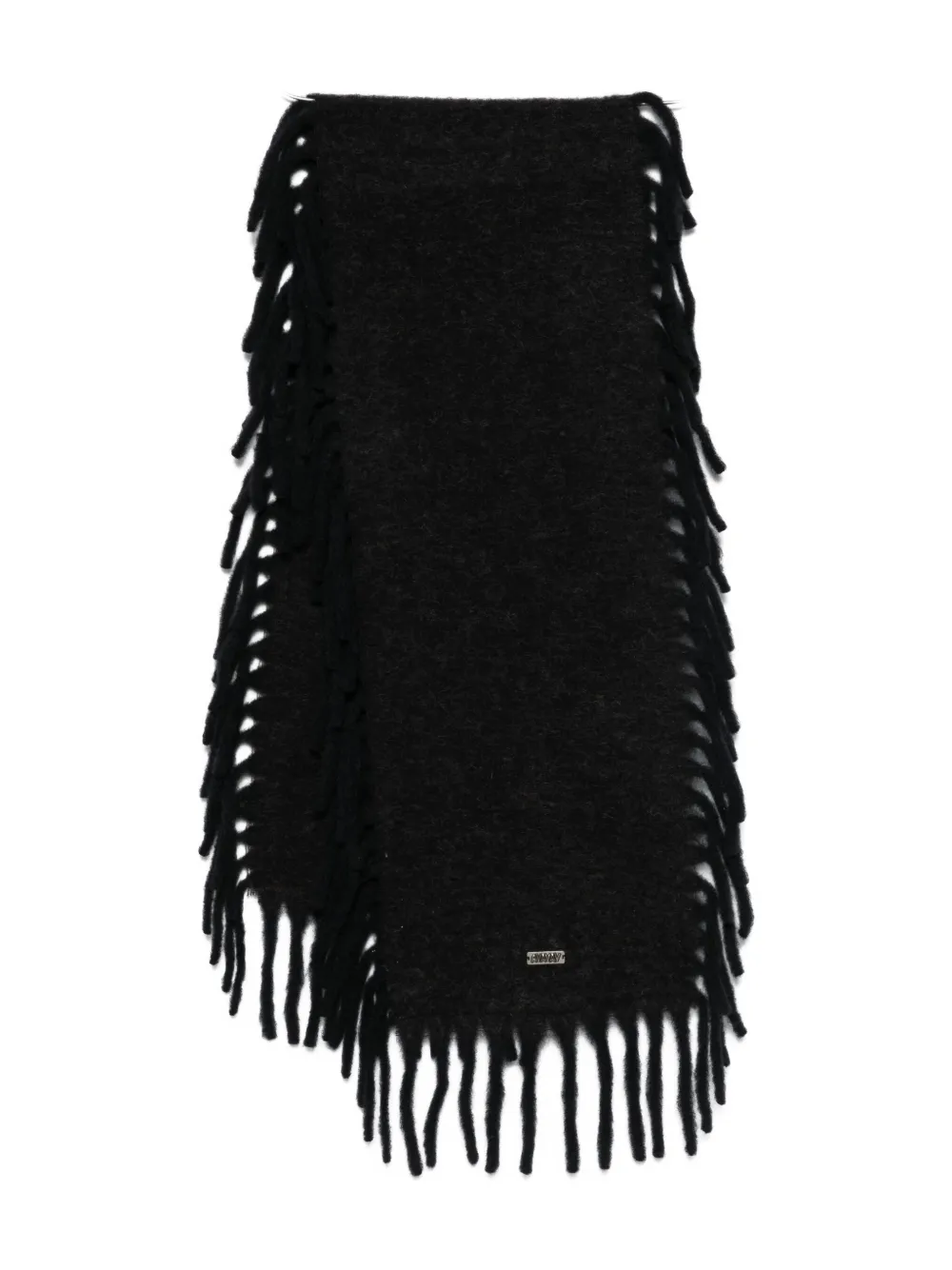 AVAVAV fringed scarf | Black | Image 1