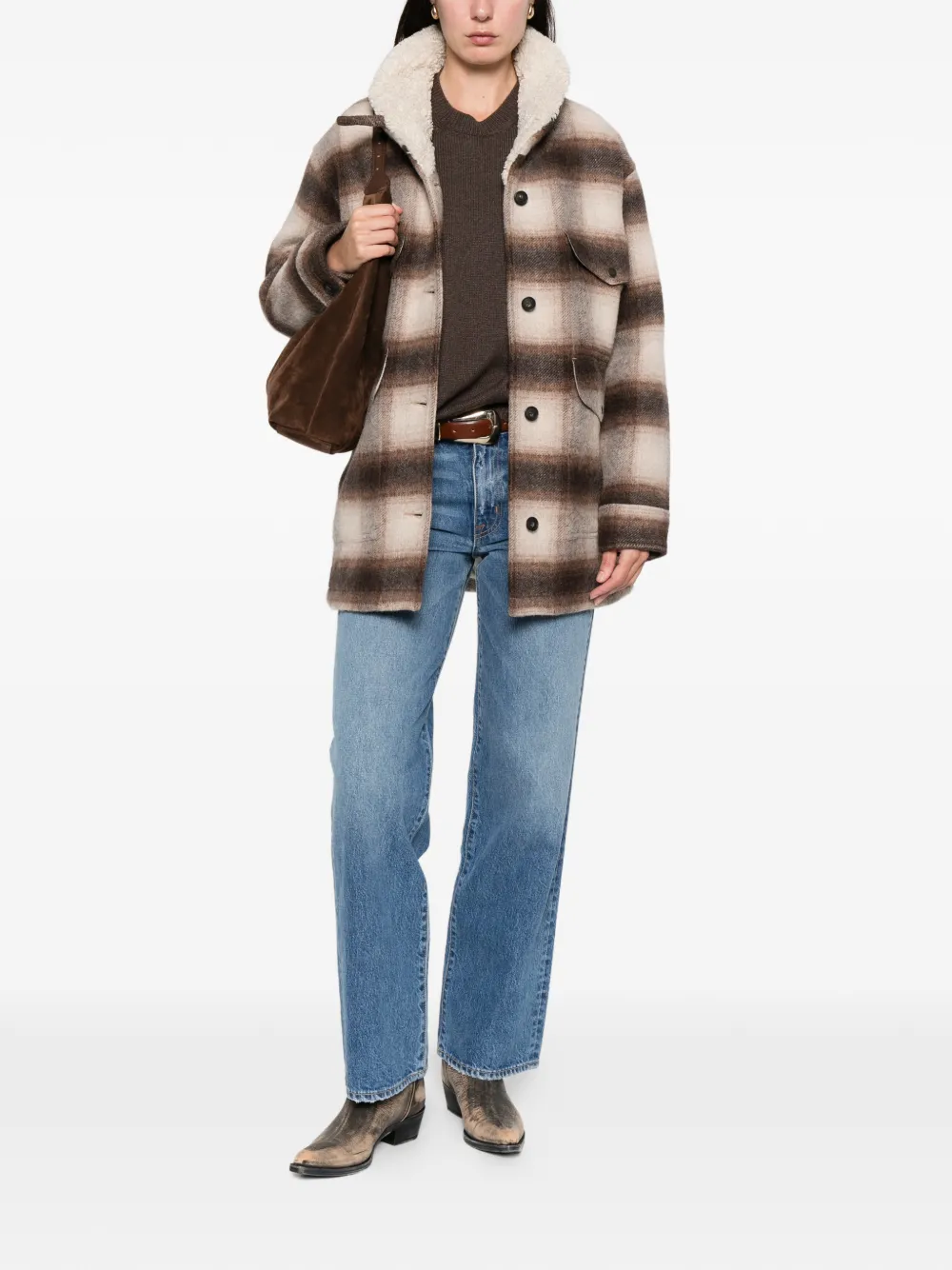 Filson Kodiak plaid shearling-collar coat | Abrigos con botones | Image 2