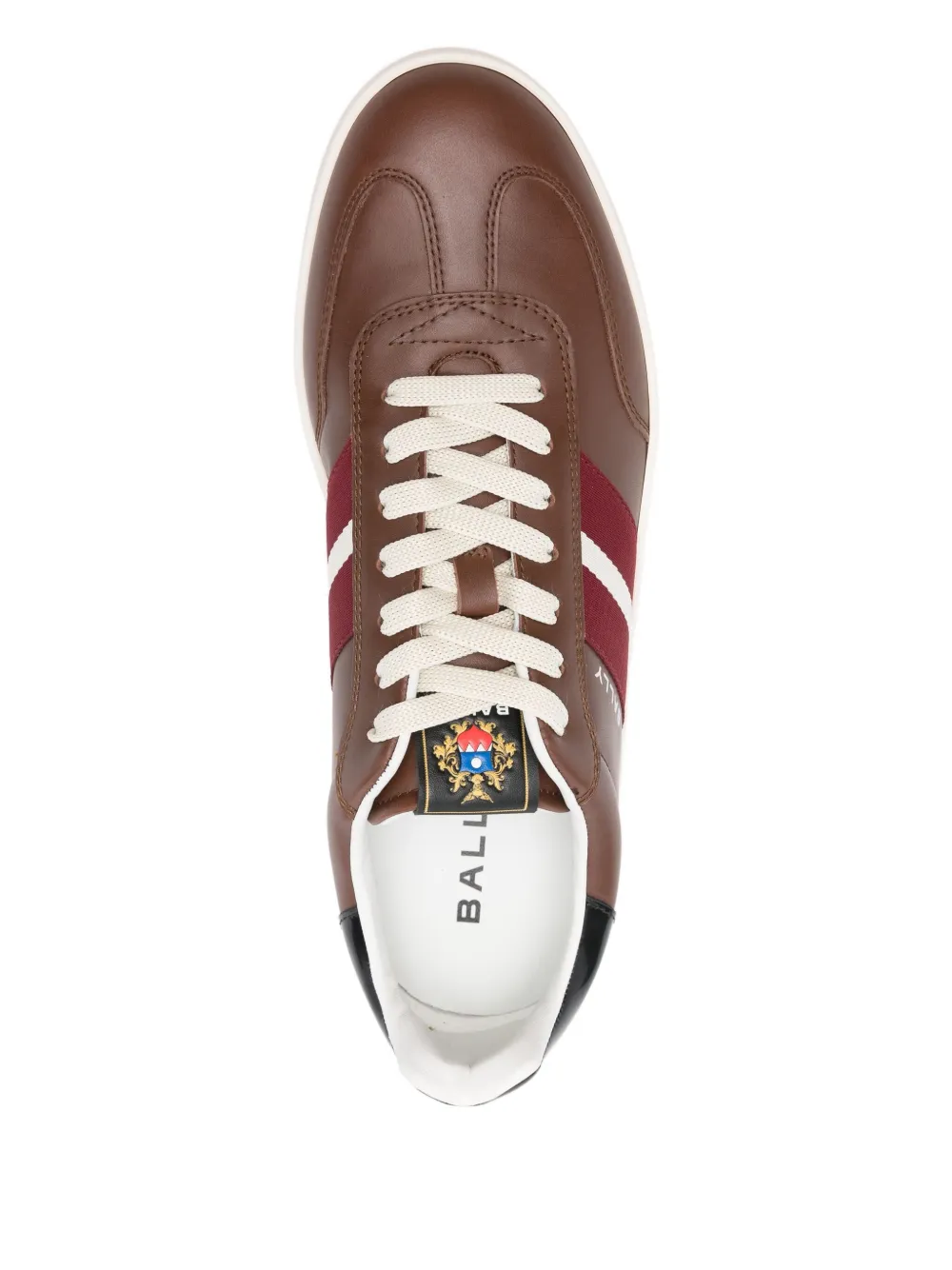 Bally Sneakers met streep Bruin