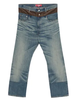 Junya Watanabe MAN x Levi's ストレートジーンズ | ブルー | FARFETCH JP