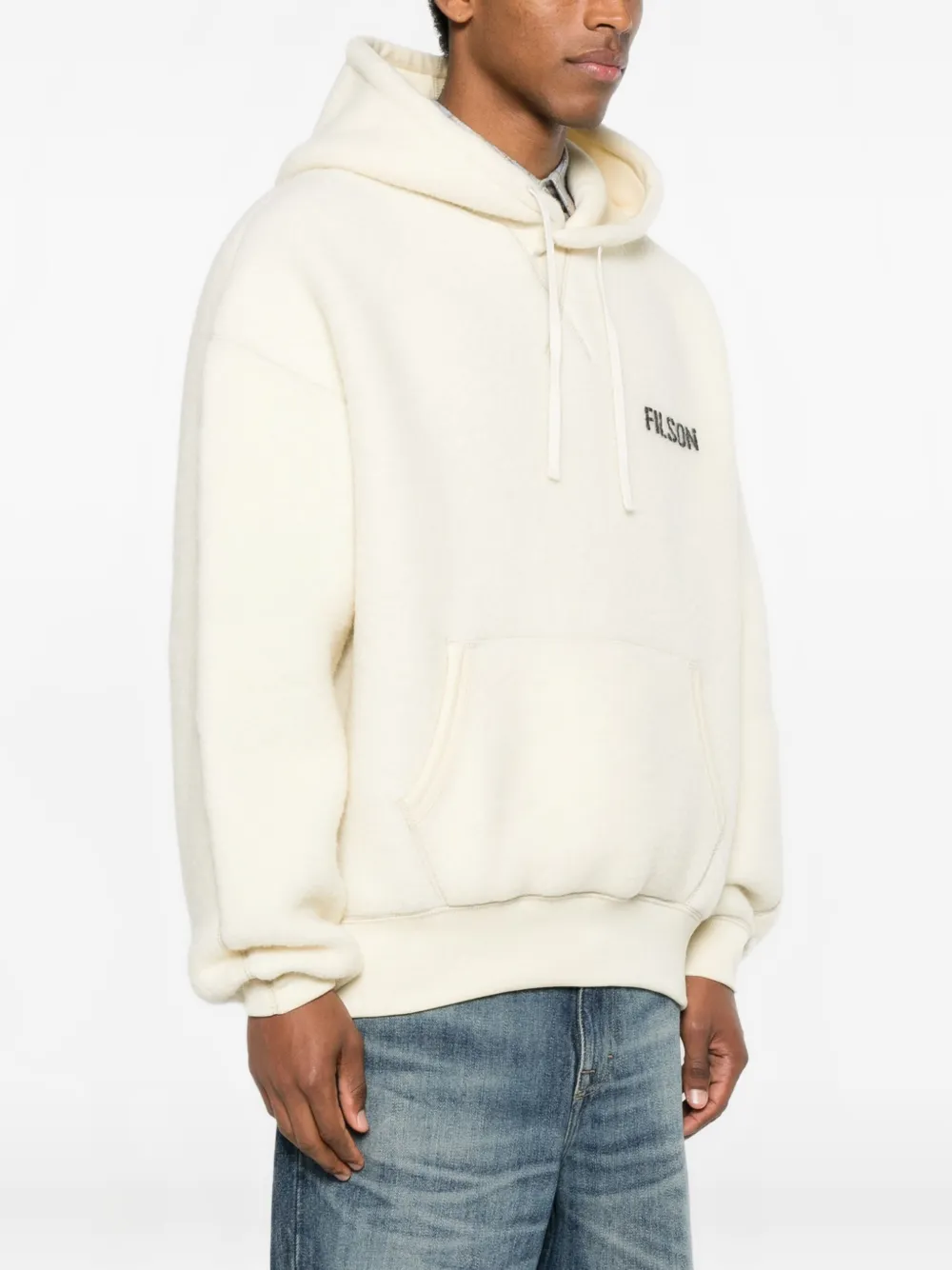 Junya Watanabe MAN Pouch hoodie met capuchon Wit