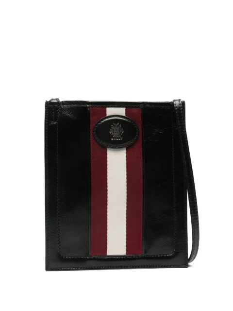 Bally stripe-design messenger bag