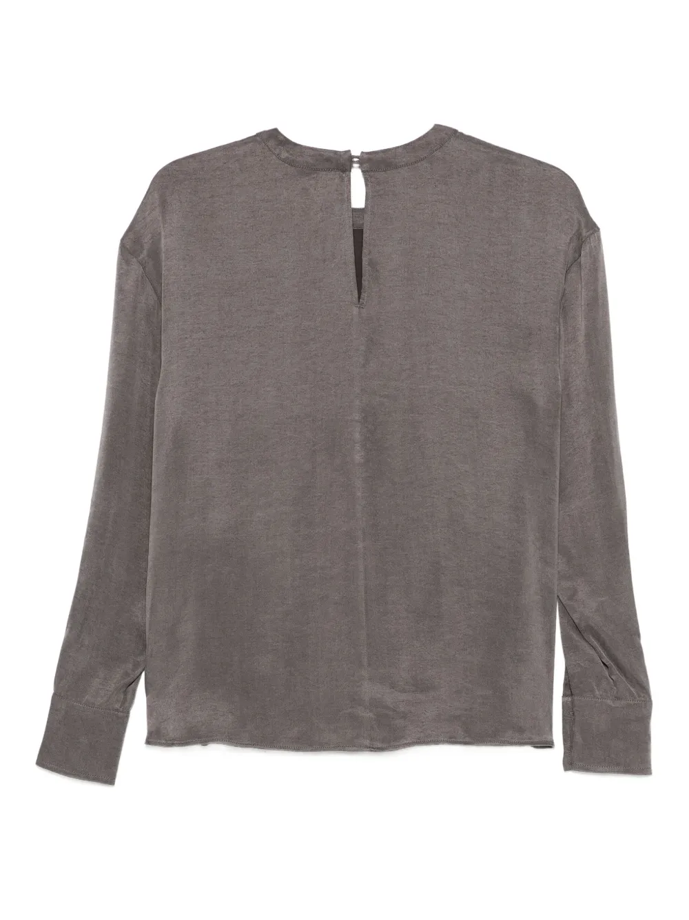 Officine Generale Rimy buttoned long-sleeve top - Grijs