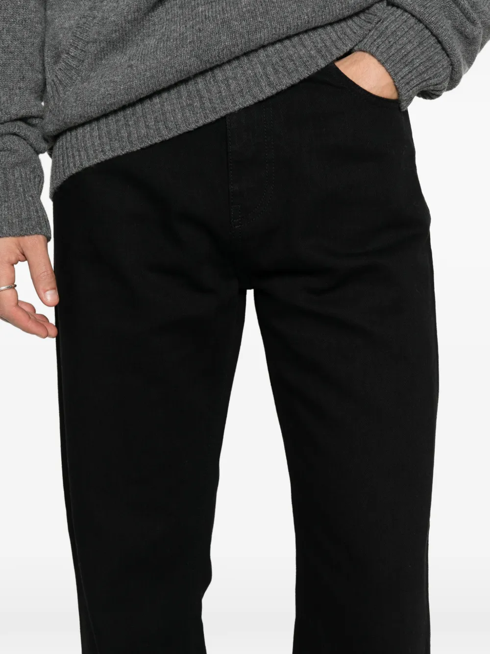 Berner Kuhl Buttoned Jeans In Black