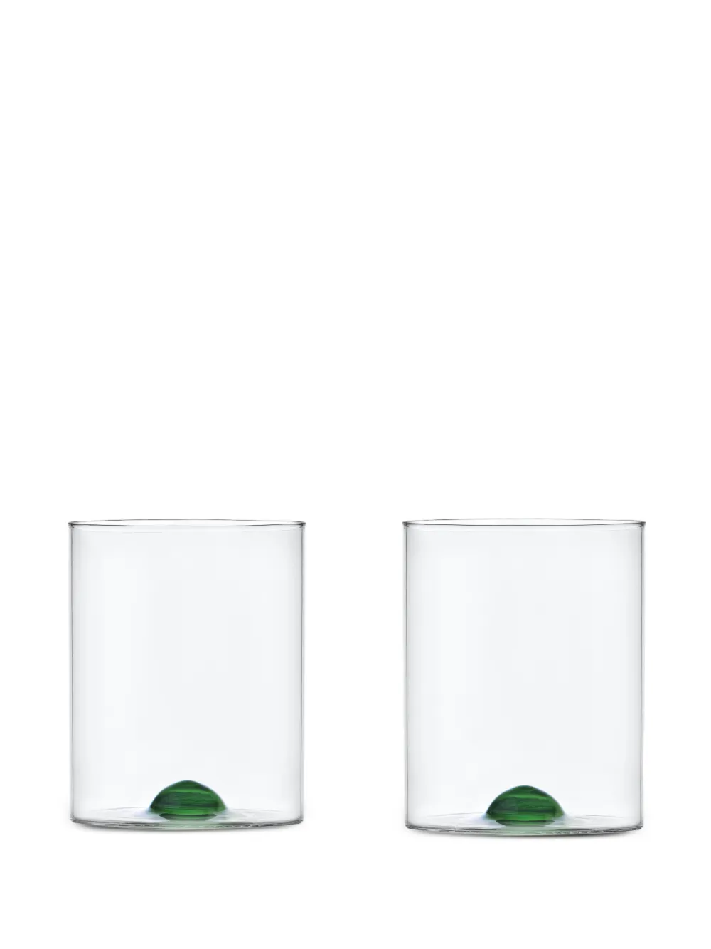 Ichendorf Milano cylindrical-shape glasses (set of two) | White | Image 1