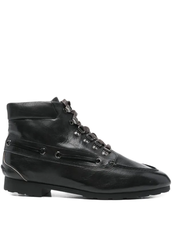 Bally Lace-up Boots in Black