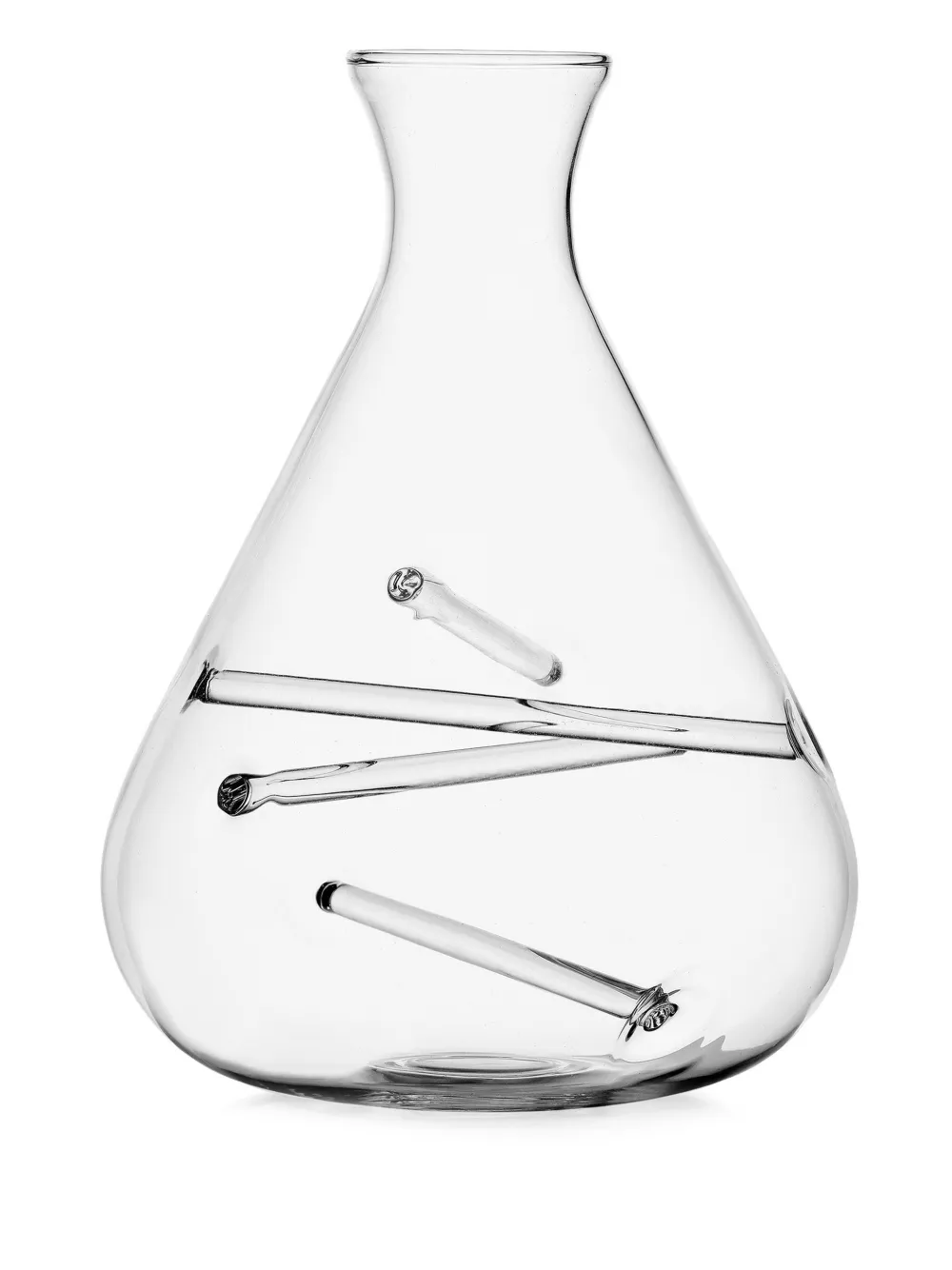 Ichendorf Milano glass decanter (17cm) - Bianco