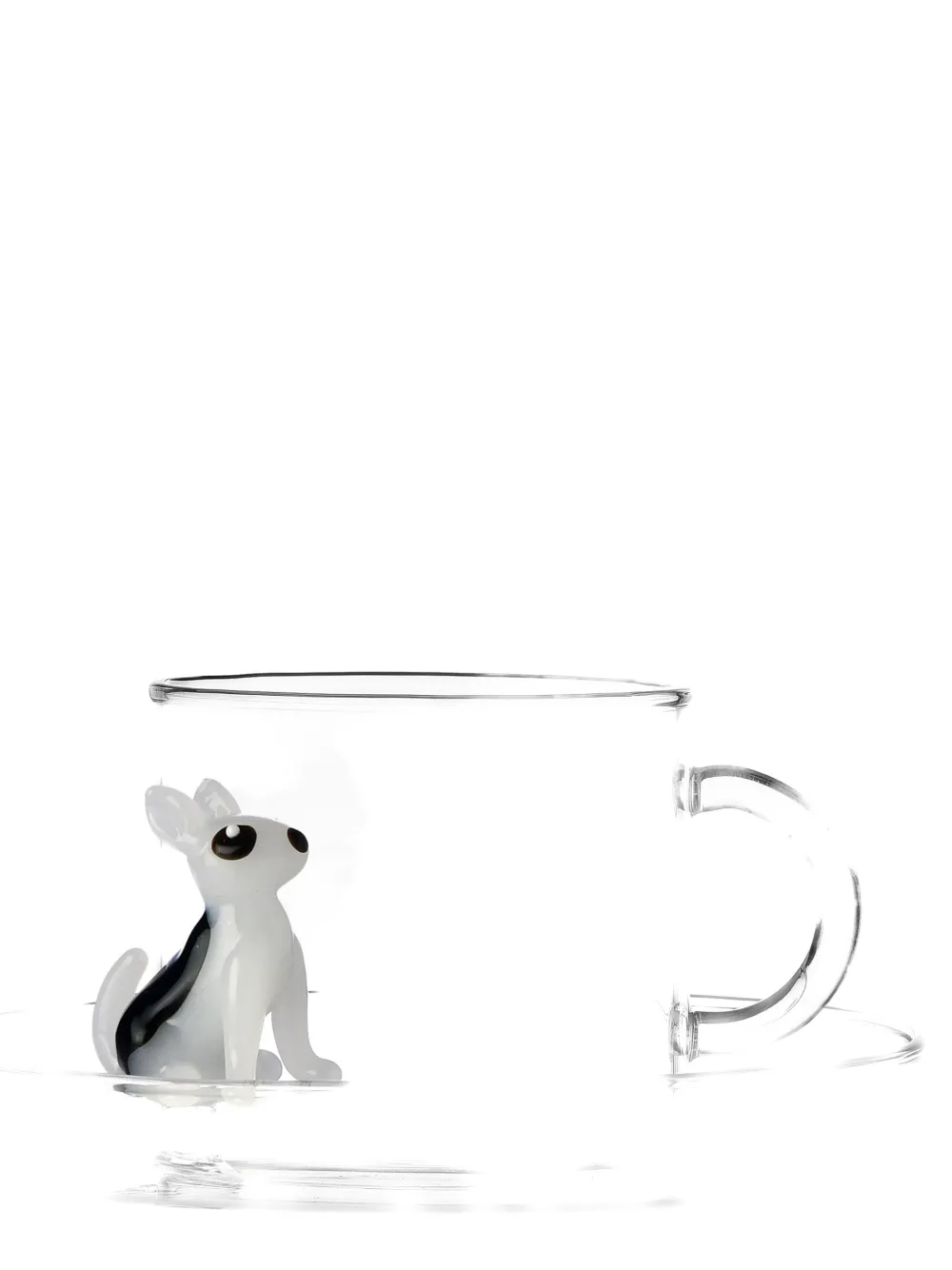 Ichendorf Milano Dog-detail Tea Cup In Transparent