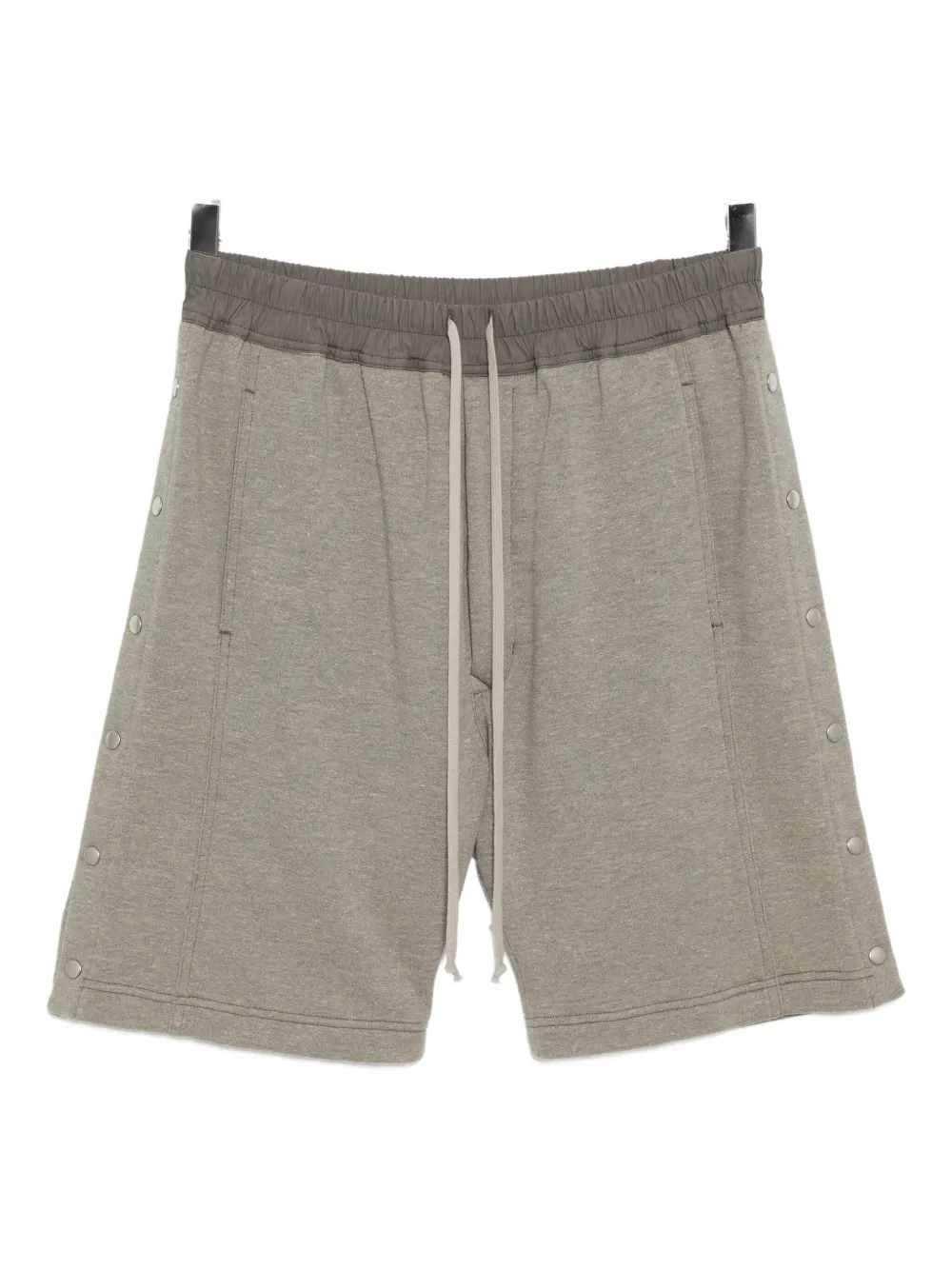 Rick Owens Drkshdw Pusher Drawstring-waist Shorts In Gray