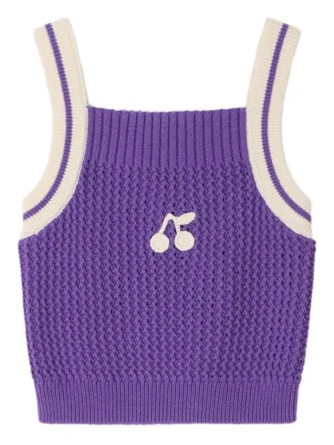 Bonpoint Lily Oberteil mit Kirschmotiv