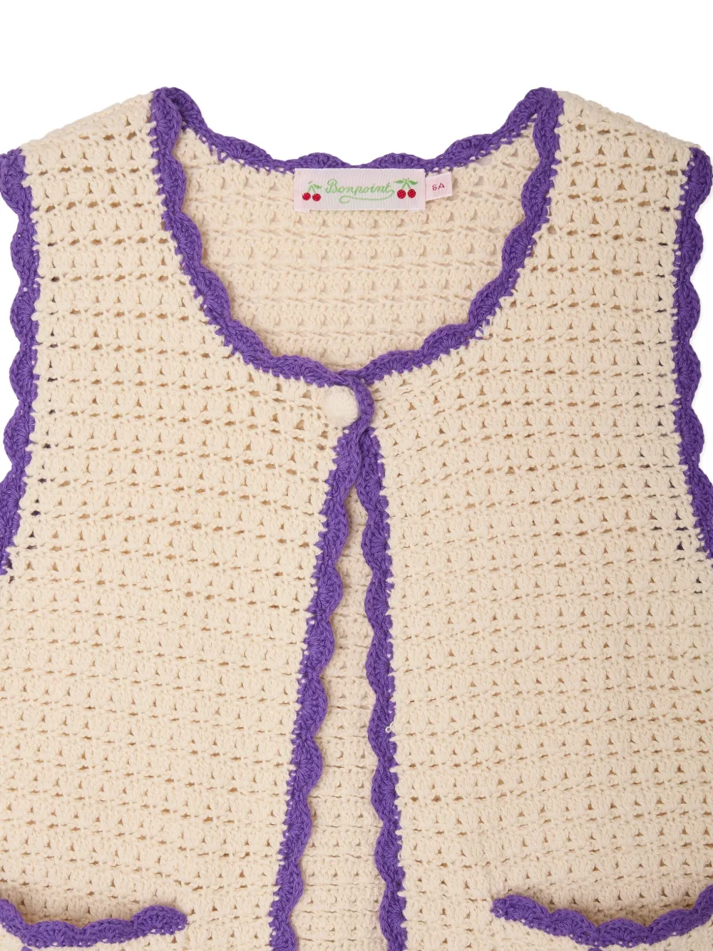 Bonpoint Laila gewelfde bodywarmer Beige