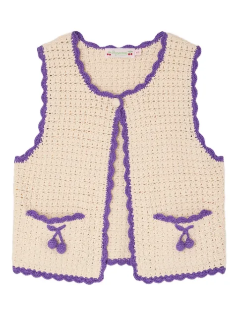 Bonpoint Laila Weste mit Wellensaum