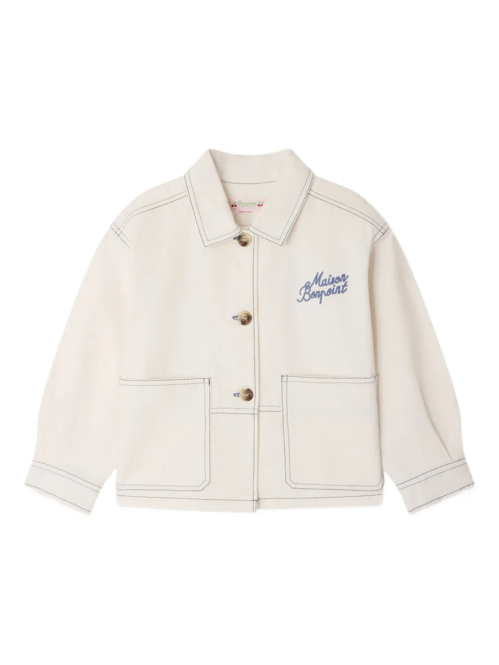 Bonpoint Giacca denim Larity - Toni neutri