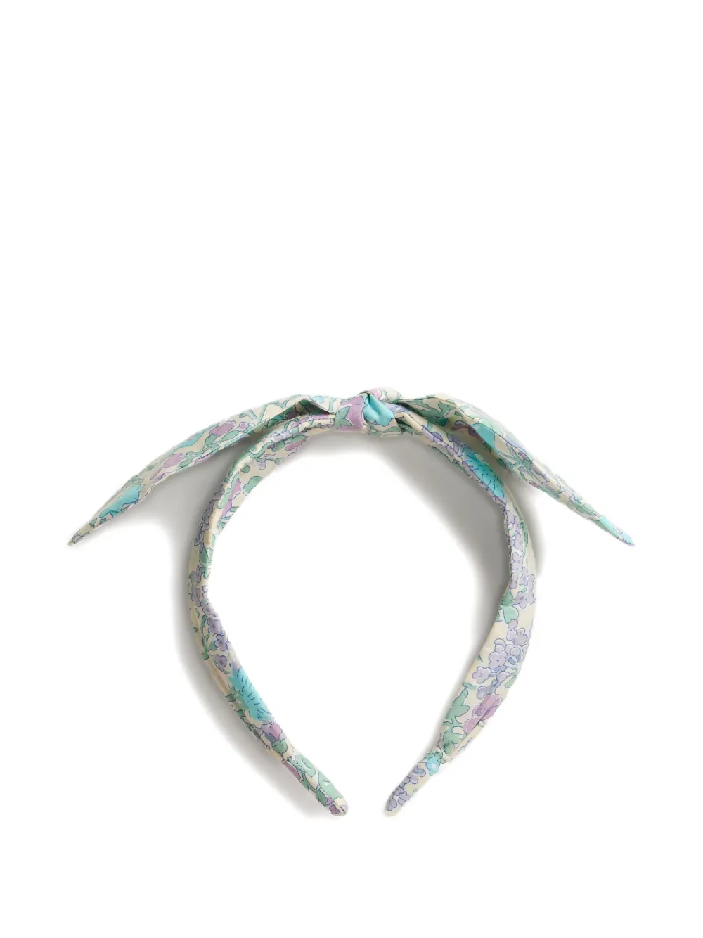 Bonpoint Lorette Bow-detail Floral Headband In Brown