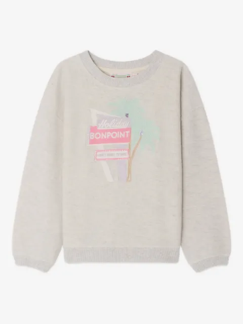 Bonpoint Tayla Sweatshirt mit Stickerei