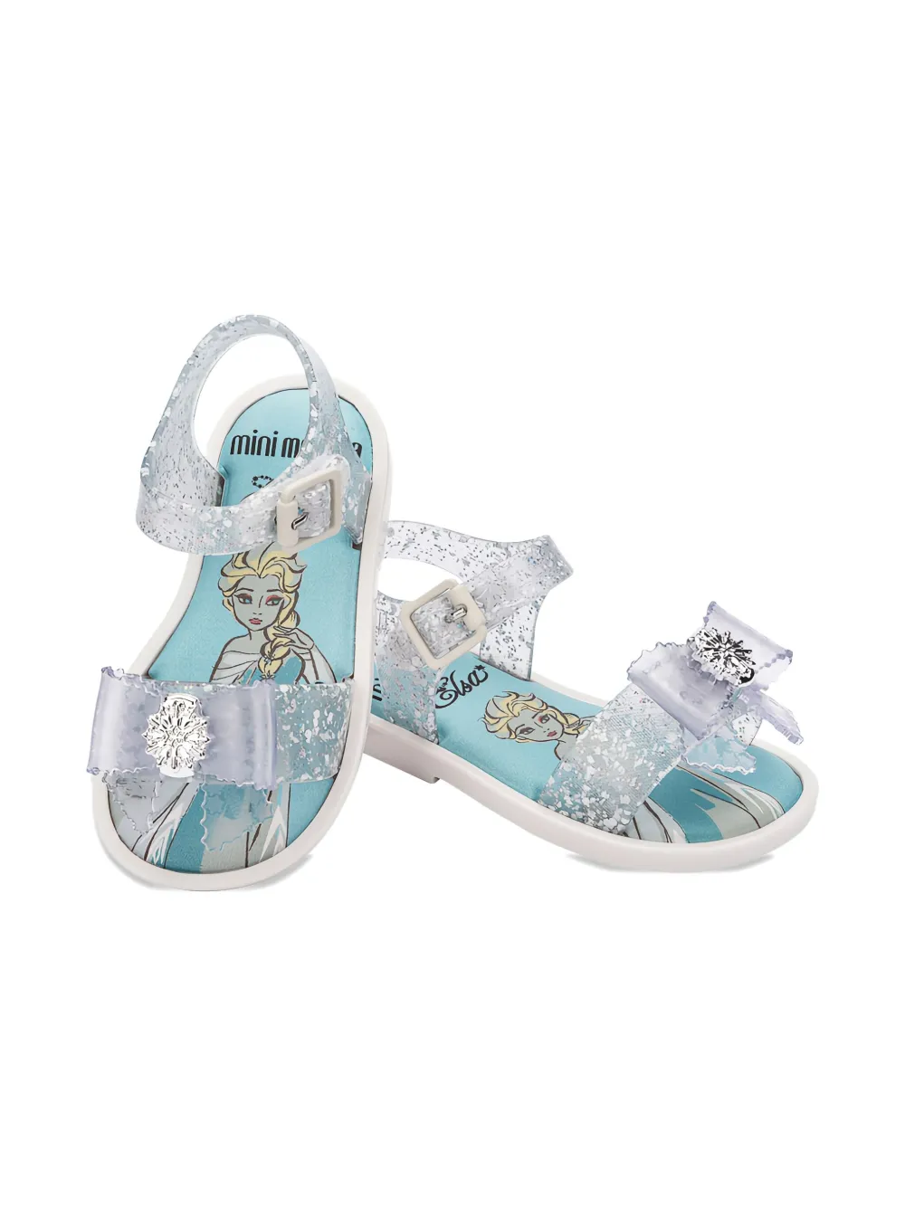 Mini Melissa X Disney Mar Sandals In Transparent