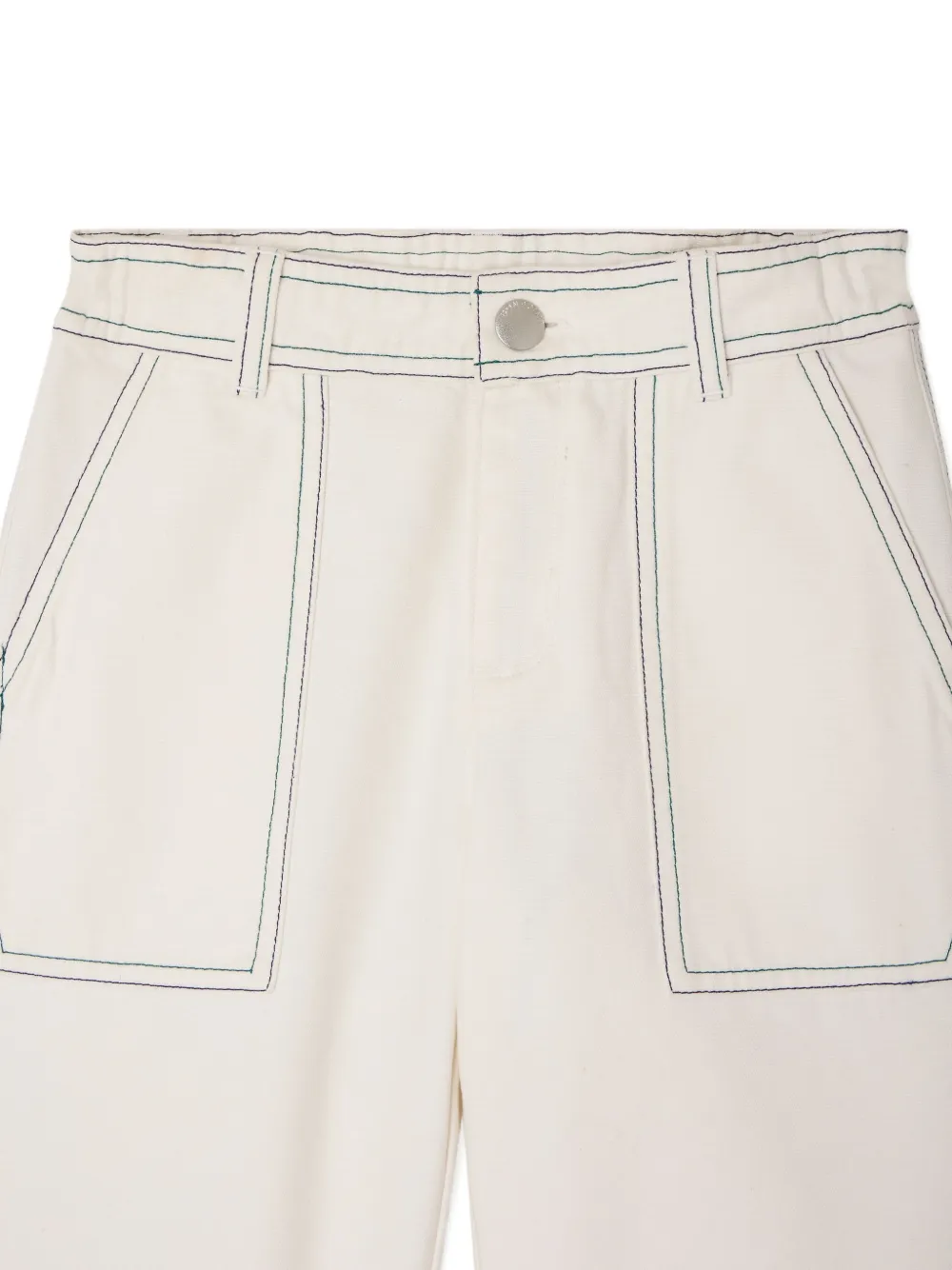  Bonpoint Eldor Topstitch Trousers - Neutrals 