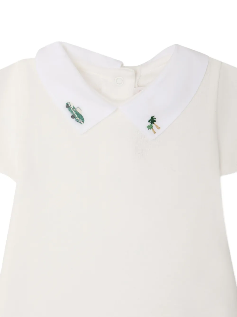  Bonpoint Collared Embroidered Body - Neutrals 