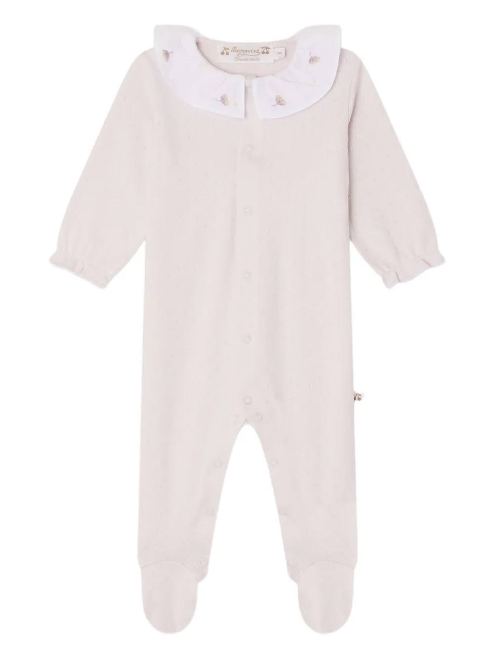 Bonpoint Macacão de bebê com bordado | Rosa | Image 1