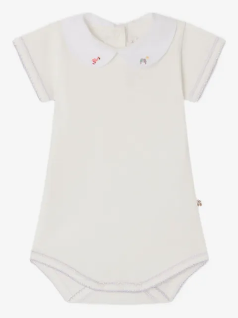 Bonpoint embroidered collared body