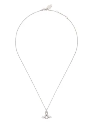 Vivienne Westwood Olympia Pearl orb-pendant Necklace | Silver