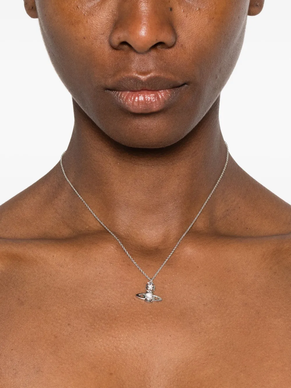 Vivienne Westwood orb pendant necklace - Zilver
