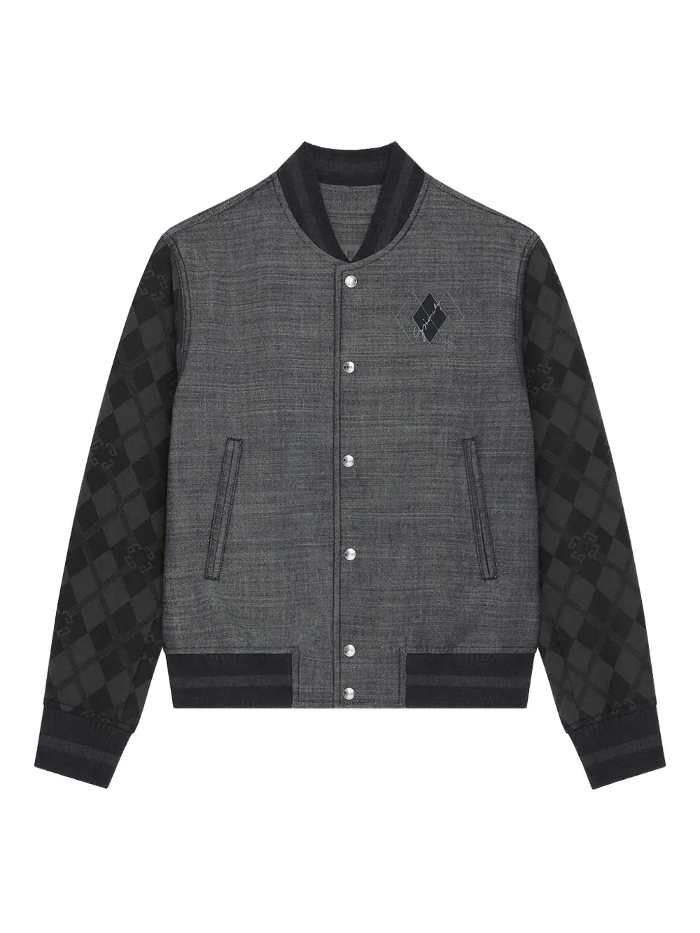 Givenchy monogram 72 varsity jacket | Blue | Image 1