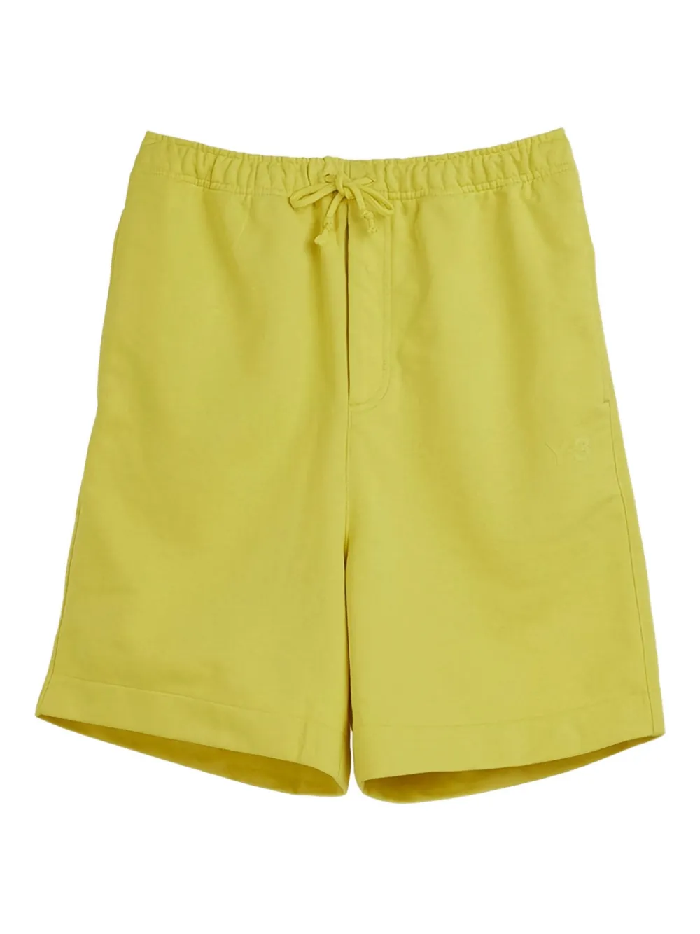 Y-3 logo-detail shorts - イエロー Y-3 logo-detail shorts - イエロー