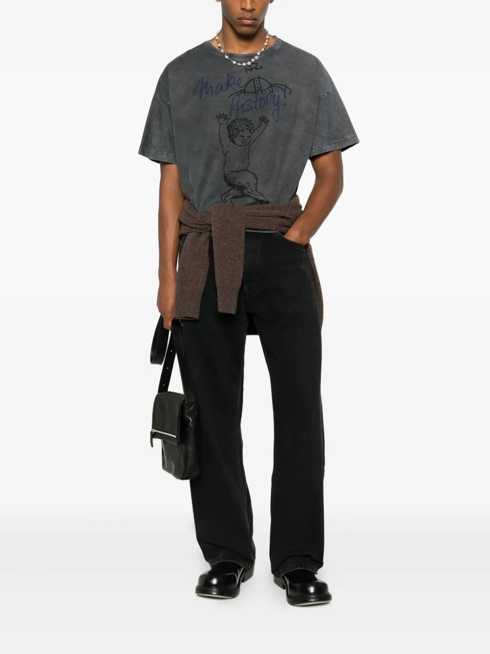 Vivienne Westwood Fawn Box graphic box t-shirt - Grijs