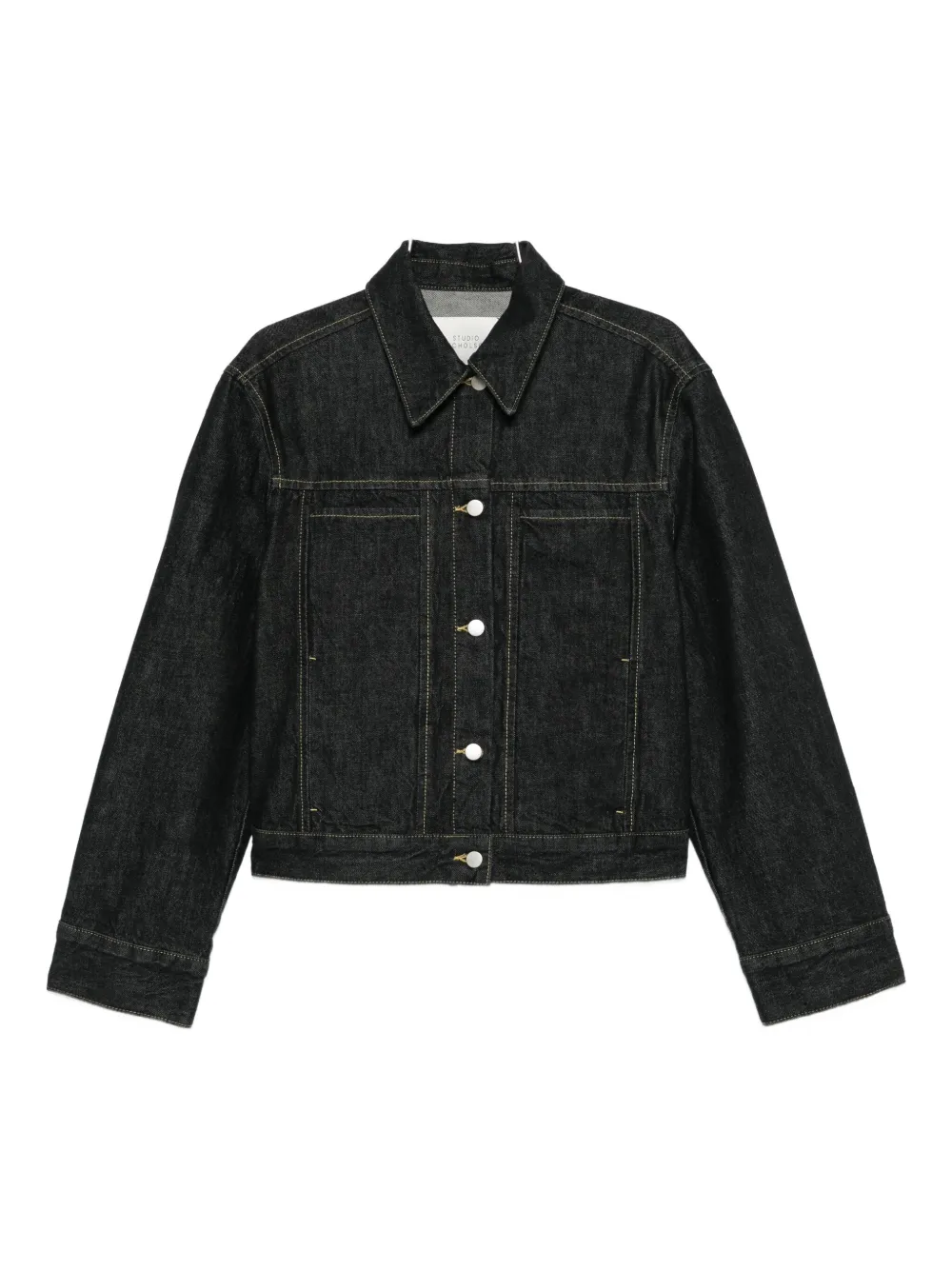 Studio Nicholson Tahoe front-pocket denim jacket | negro | Image 1
