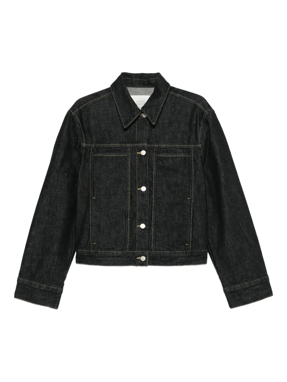 Studio Nicholson Tahoe front-pocket denim jacket | Black | Image 1