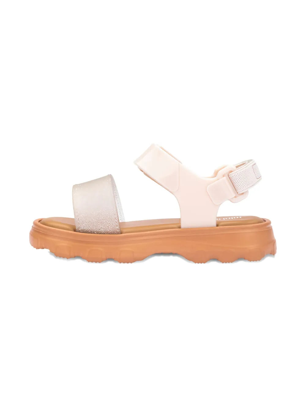 Mini Melissa Kick Off sandalen Goud