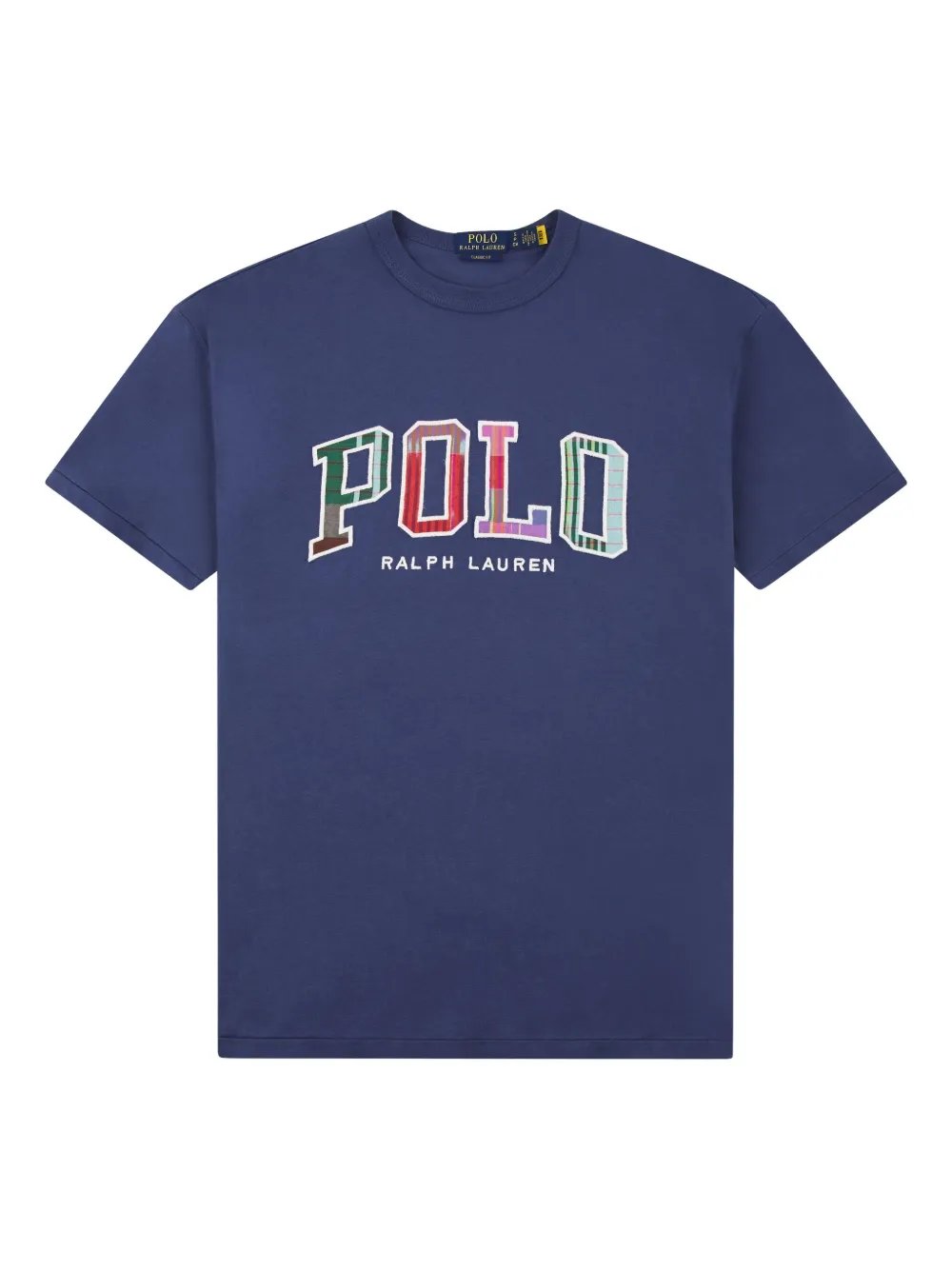 Polo Ralph Lauren T-shirt con logo Madras - Blu
