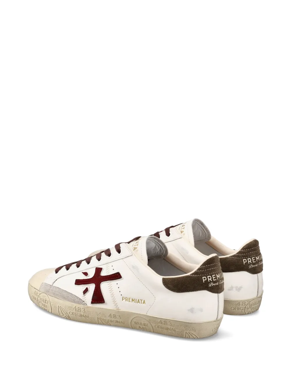 Premiata Steven sneakers met applicatie Wit