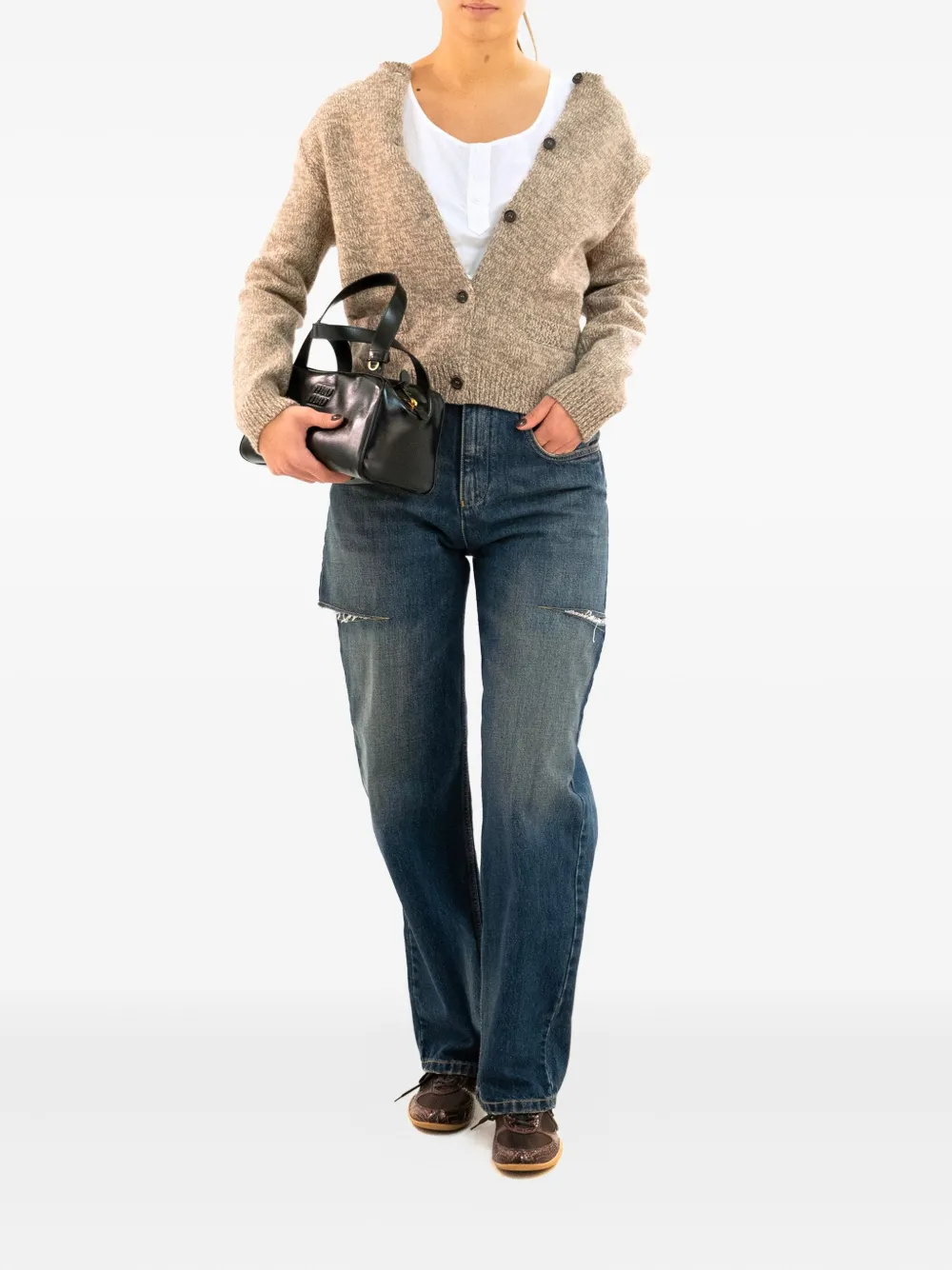 Miu Miu crew-neck cardigan | Cardigans | Image 2