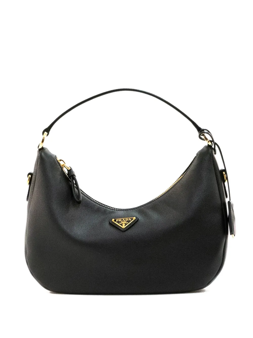 Prada triangle-logo shoulder bag | Black | Image 1