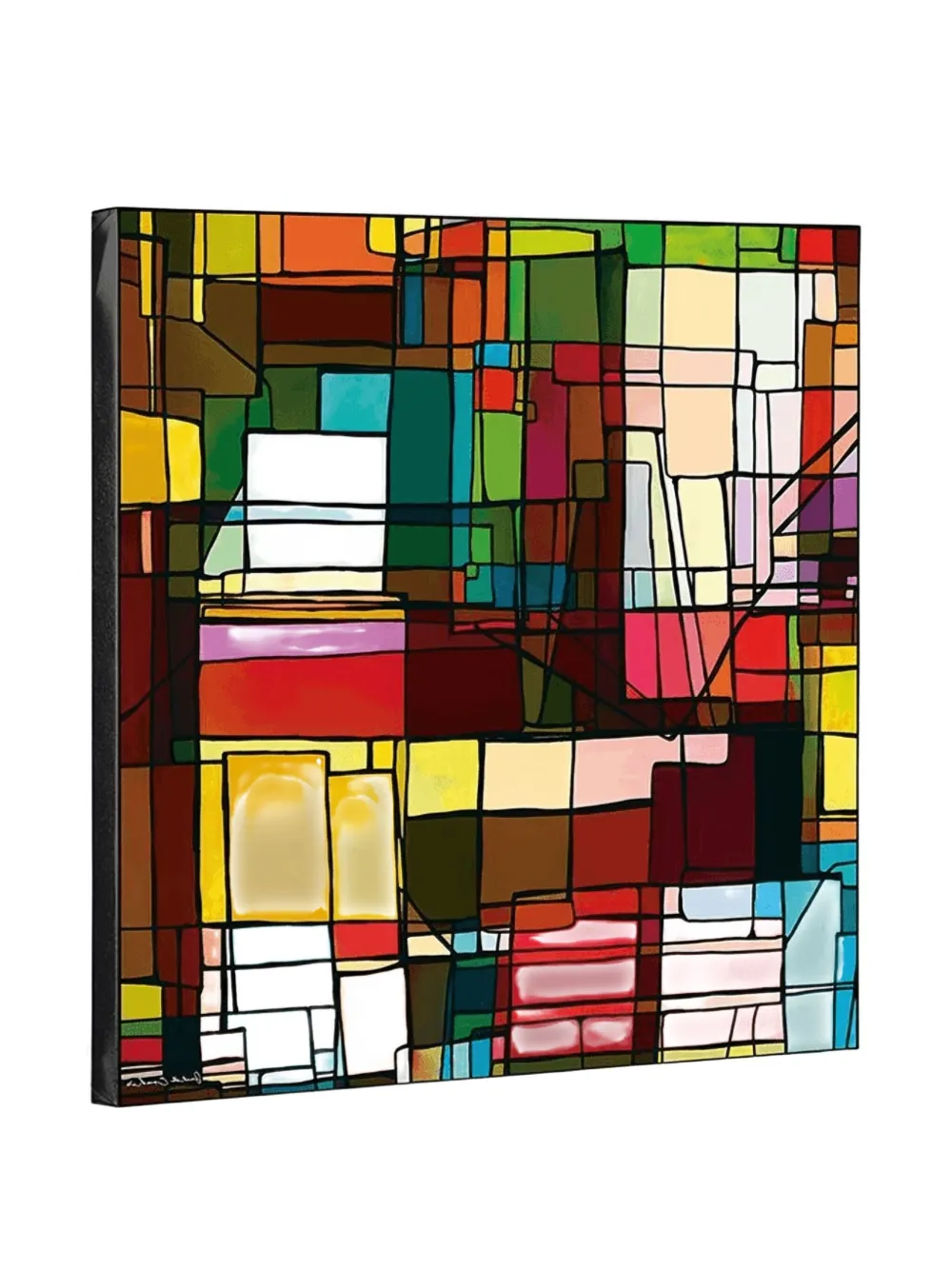 EGAN metropoli painting (70cm x 70cm) | Wallpaper | Image 2