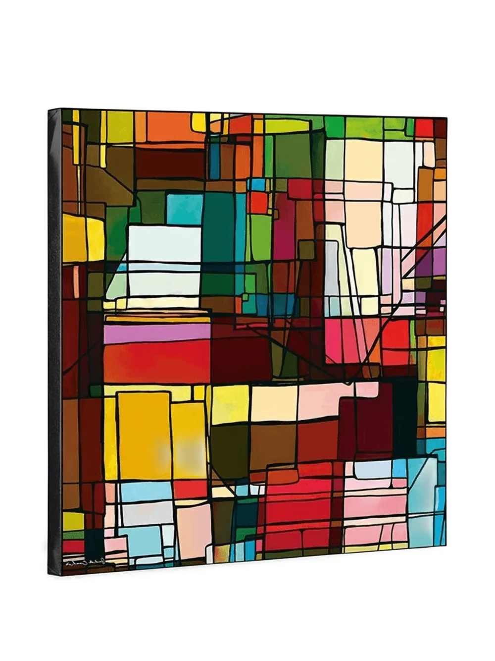 EGAN metropoli painting (70cm x 70cm) | Wallpaper | Image 2