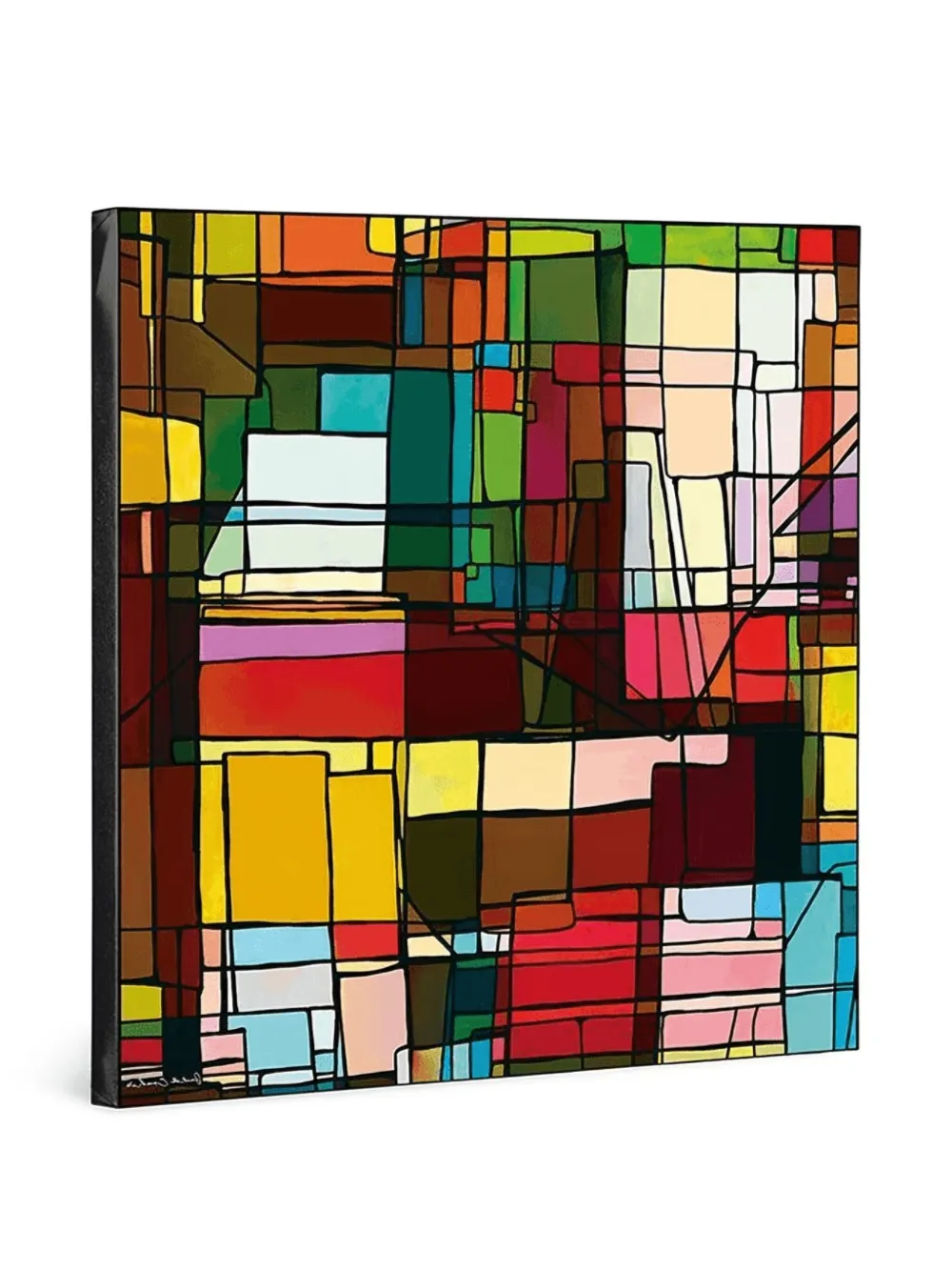 EGAN metropoli painting (70cm x 70cm) | Wallpaper | Image 2