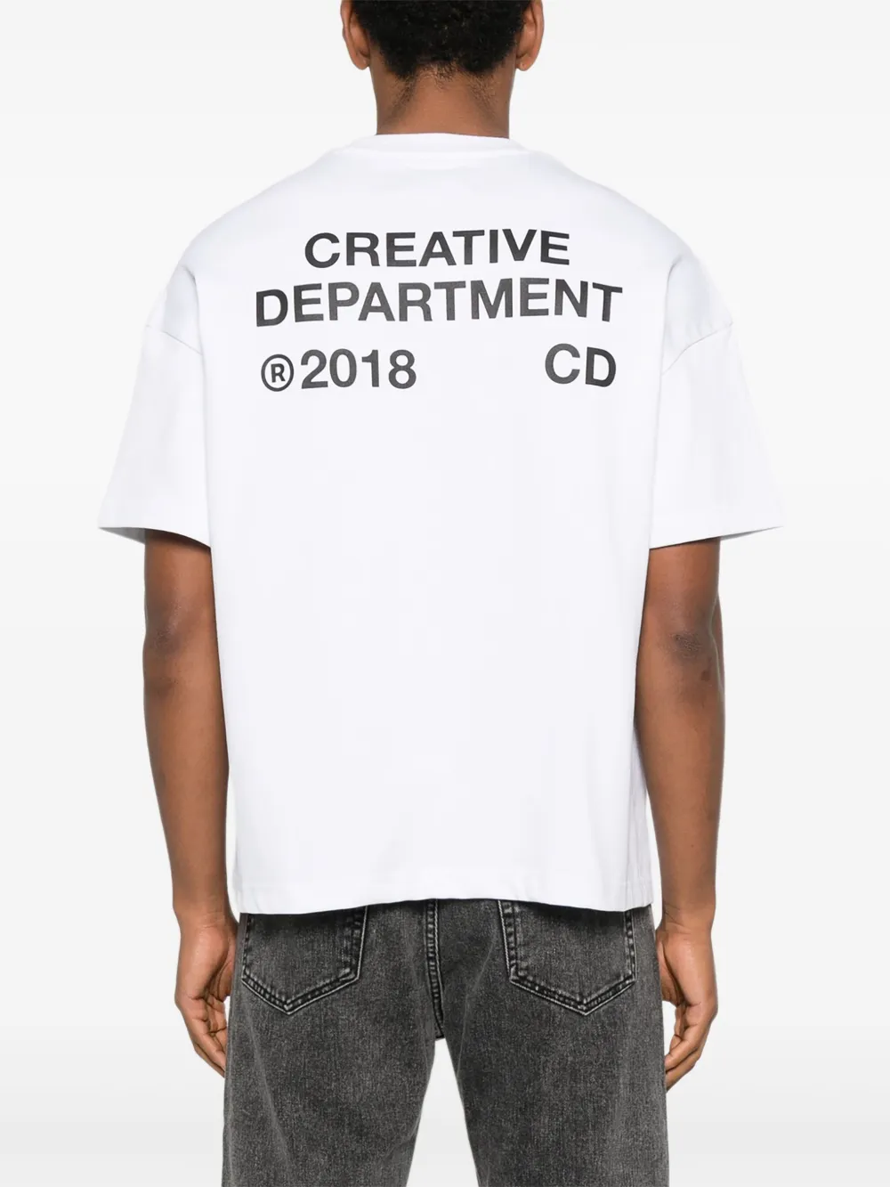RETERNITY T-shirt met logoprint Wit