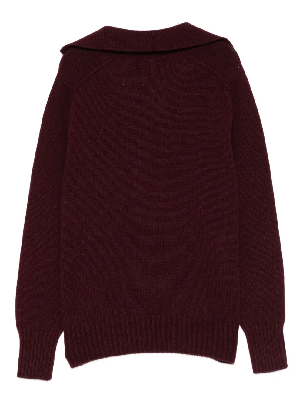 Vanisé Merino Wool And Cashmere Sweater In Red