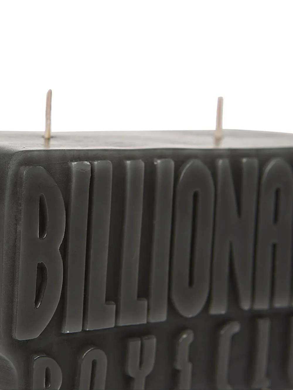 Billionaire Boys Club logo-embellishment candle - Zwart