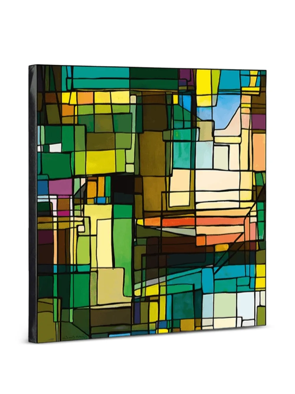 EGAN metropoli painting (70cm x 70cm) | Wallpaper | Image 2