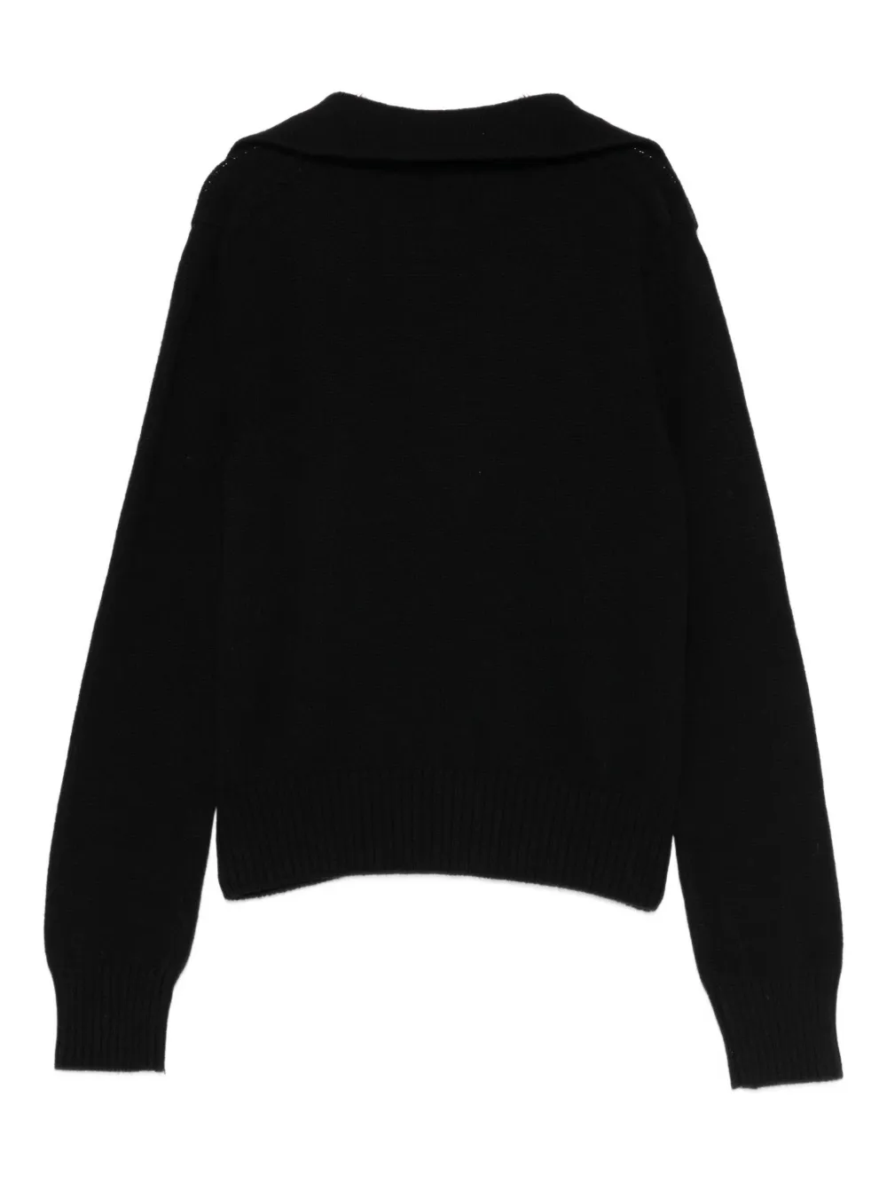 Vanisè V-neck button-embellishment sweater | Knitted Sweaters | Image 2