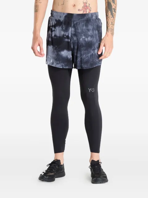Y-3 tie-dye running shorts
