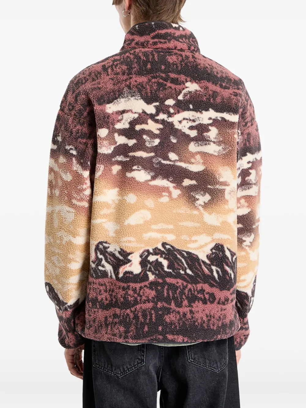 Columbia Helvetia™ II fleece trui met print Bruin