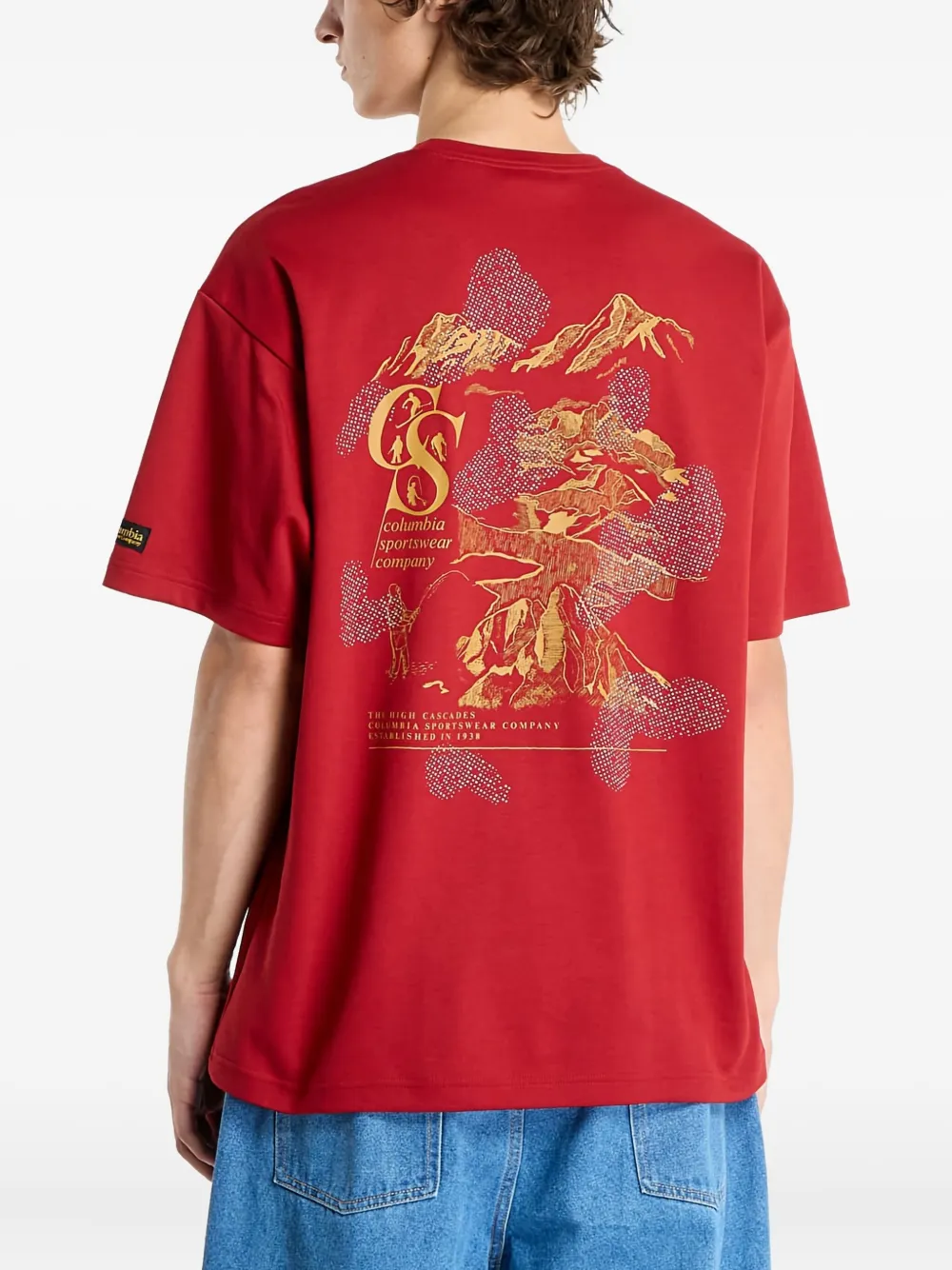 Columbia CSC Heritage T-shirt met grafische print Rood