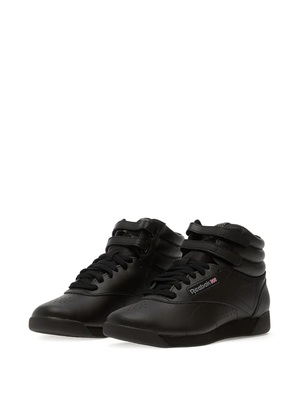 Reebok High-top sneakers met leren bandjes - Zwart